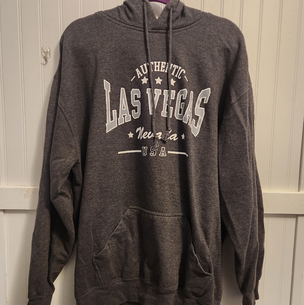 Point Sportswear Gray Authentic Las Vegas Hoodie Size XL